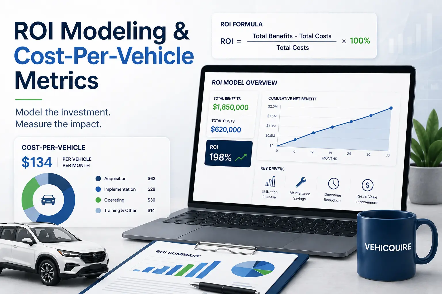 ROI Modeling and Cost-Per-Vehicle Metrics