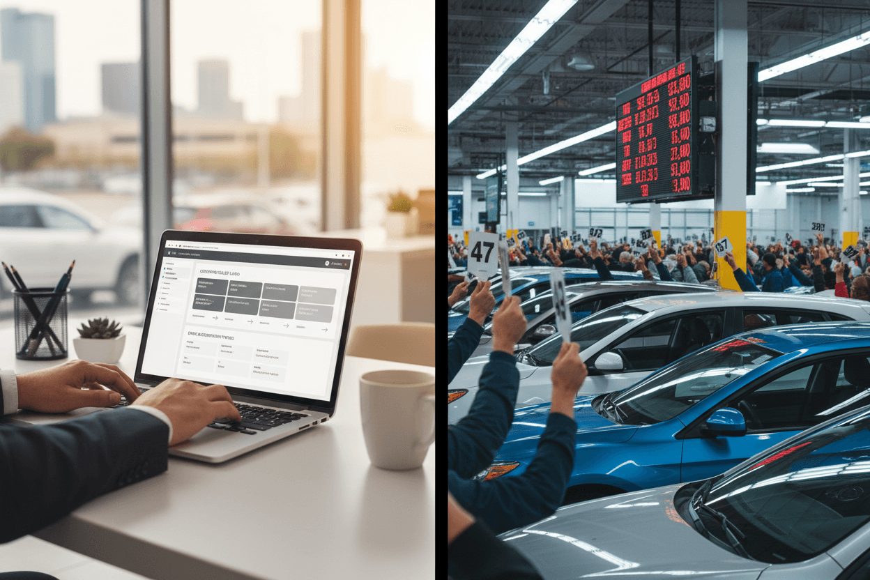 First-Party Funnels vs Auction Bidding for Dealer
